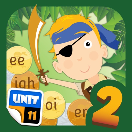 Pirate Phonics 2 : Kids learn to read! icon