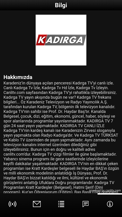 Kadırga Tv Mobile screenshot 4