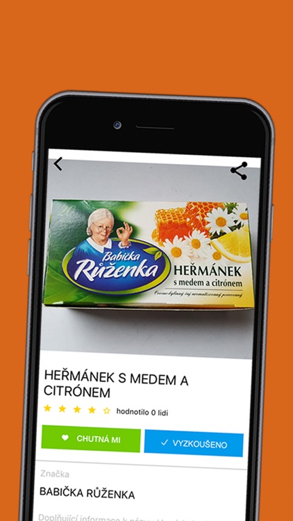 Paleta potravin fotopomocník