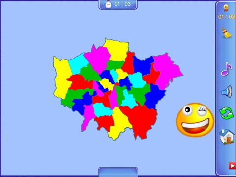 Greater London Puzzle Map screenshot 2