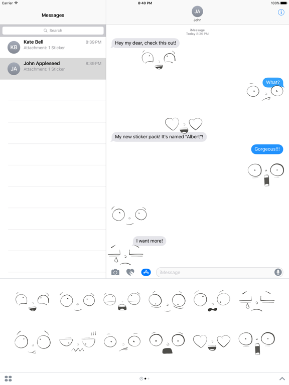 Screenshot #4 pour Albert Sticker Pack