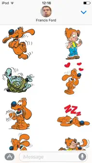 Boule et Bill Stickers iphone bilder 1