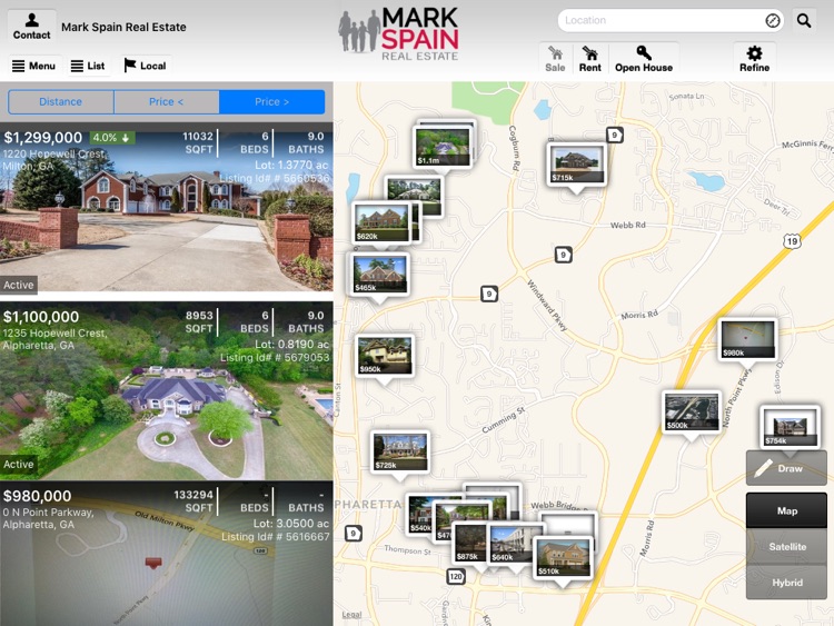Mark Spain Real Estate for iPad