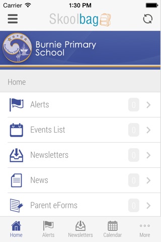 Burnie Primary School - Skoolbag screenshot 2