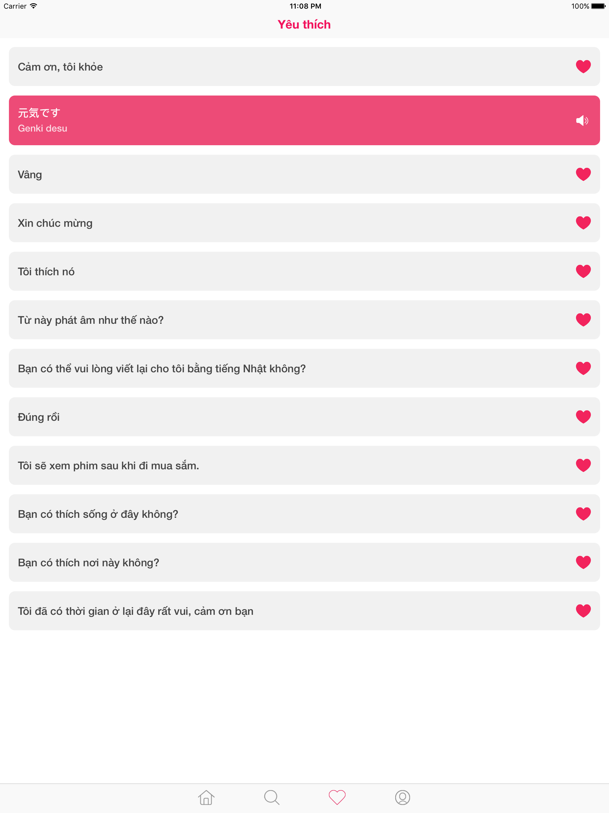 Tiếng Nhật Giao tiếp cho người Việt screenshot 8