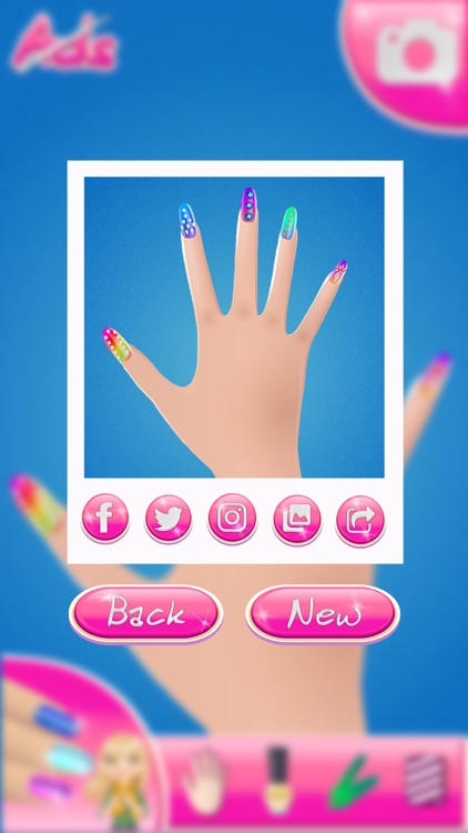 Glitter Nail Salon Games