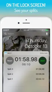 split - stopwatch widget iphone screenshot 3