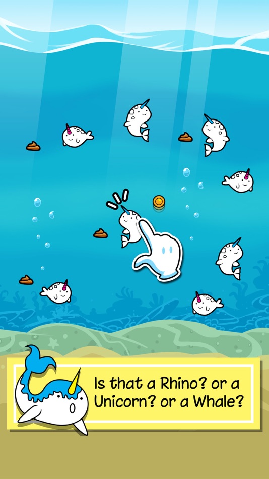 #1. Narwhal Evolution -A Endless Clicker Monsters Game (iOS) Podle: Romit Dodhia