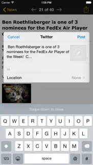 football news - steelers iphone screenshot 2