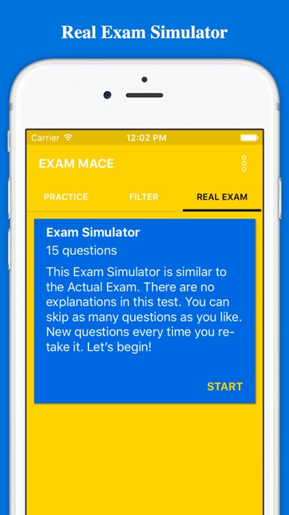 MACE Exam Prep Test 2017