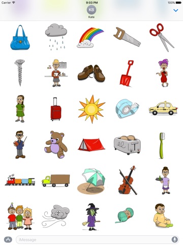 Stickertoons Life – Useful stickers for iMessage screenshot 4