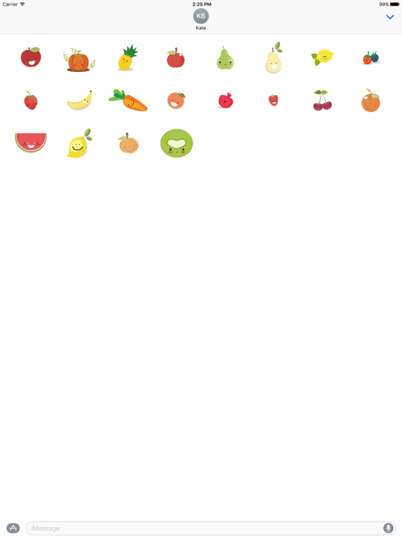 Screenshot #6 pour Happy Fruit  - Fx Sticker