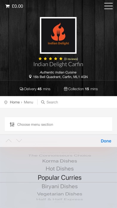 Indian Delight Carfin screenshot 3