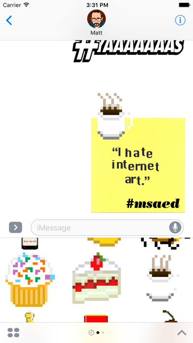 How to cancel & delete make something awful every day sticker pack from iphone & ipad 3