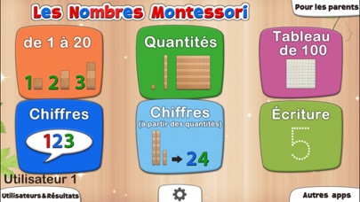 Les nombres Montessori