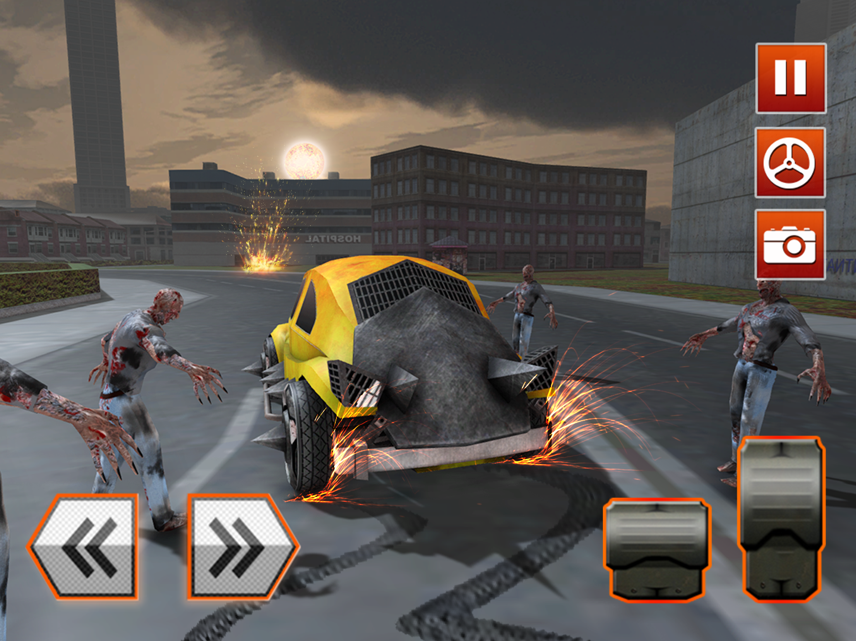 Zombie Hunter in Killer Car