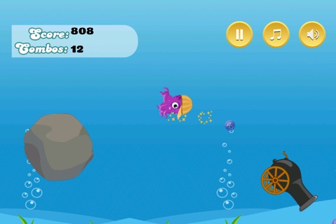 Funky Octopus Water Jump Madness - cool jumping and racing game screenshot 2