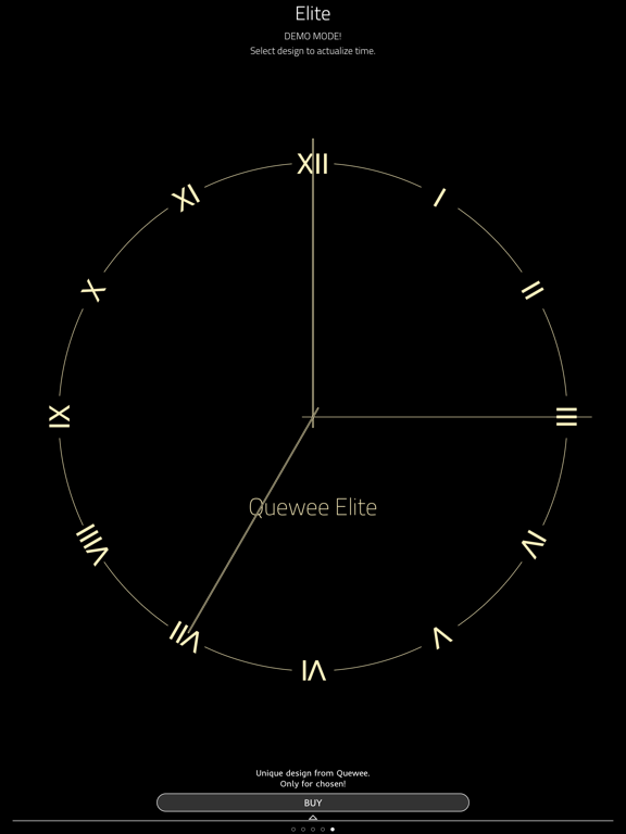 Q'Clock iPad screenshot