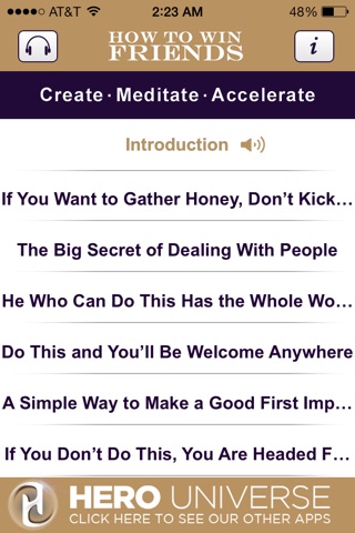 Dale Carnegie’s Secrets To Success derived from, How To Win Friends and Influence People by Hero Universe screenshot 3