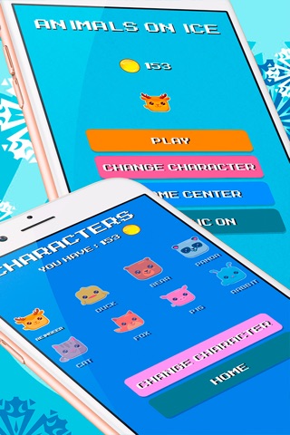 Animals on Ice - Addictive Pong Game screenshot 2