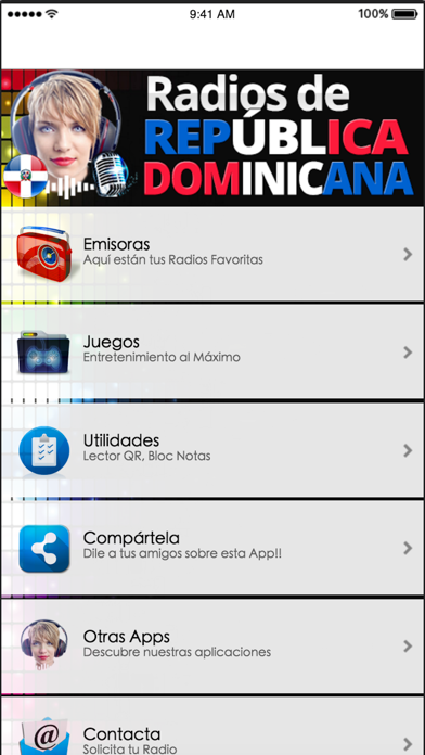 Screenshot #1 pour Emisoras Dominicanas