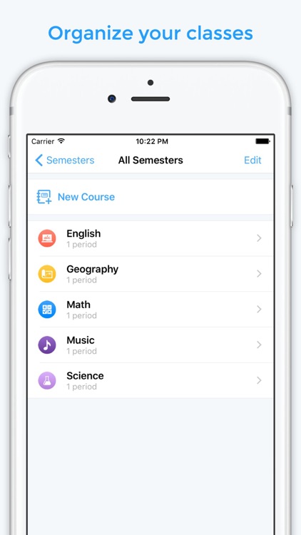 Timetable - Class schedule