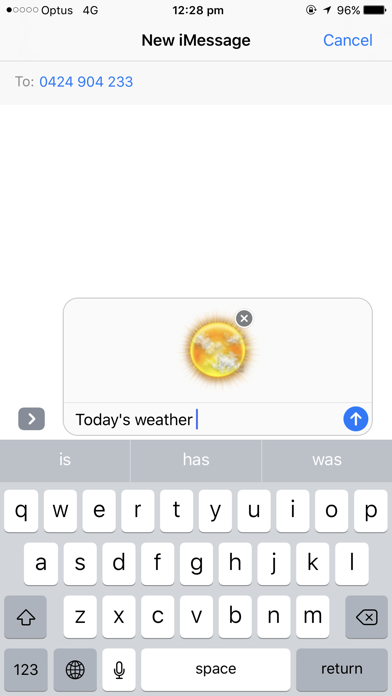 Weather Stickers for Messageのおすすめ画像3