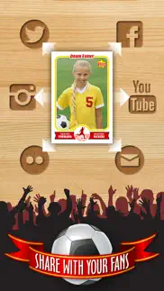 soccer card maker - make your own custom soccer cards with starr cards iphone screenshot 4