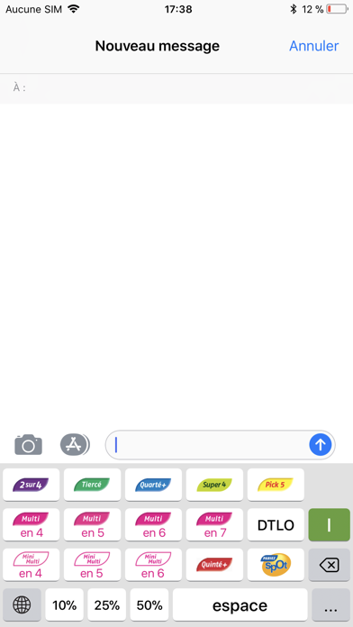 Screenshot #3 pour Clavier SMS PMU