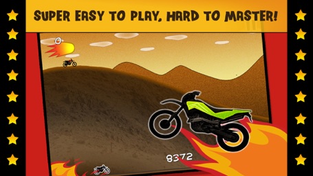 Screenshot of Motorcycle Bike Fire Chase Racing - Drive & Escape