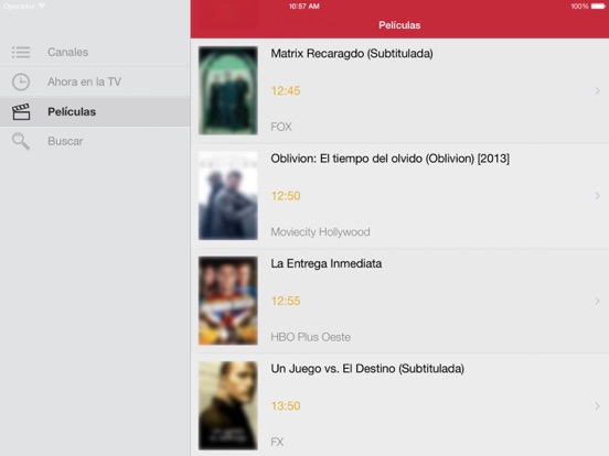 Televisión Peruana Guía para iPad Gratis screenshot 2