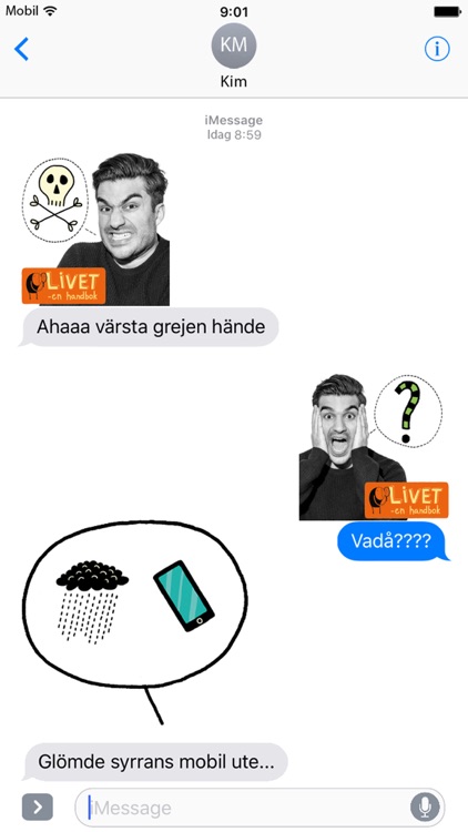 Livet – en handbok:  Stickers från boken av Farzad