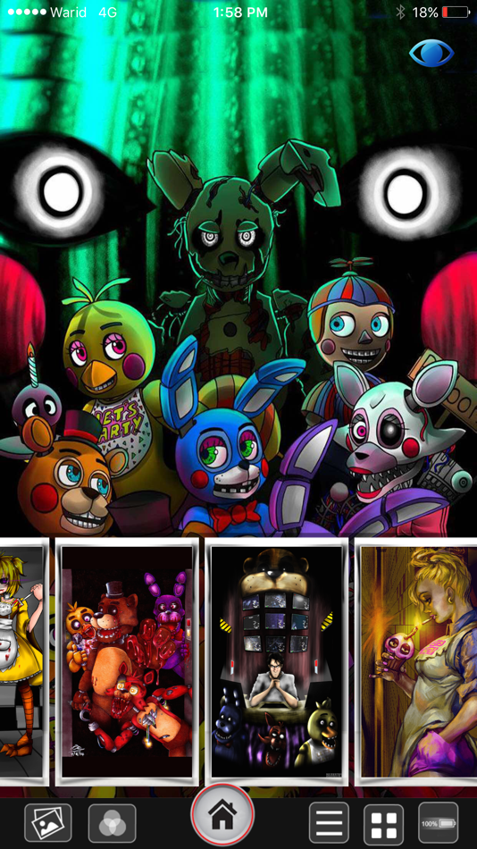 2016 FNAF Lock & Home Screen HD Wallpapers For Five Night At Freddy Edition - 1.0 - (iOS)