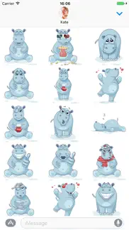 hippopotamus - stickers for imessage problems & solutions and troubleshooting guide - 3