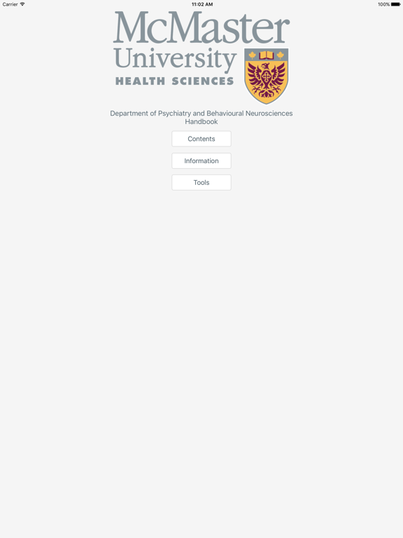 Screenshot #4 pour McMaster Psychiatry Handbook