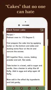 Easy cake recipes screenshot #3 for iPhone