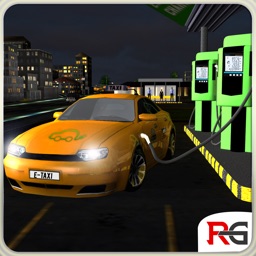 Voiture électrique Taxi 3D Sim: Jour Nuit conduire
