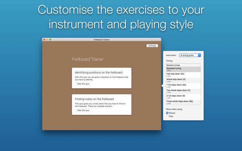Screenshot #3 pour Fretboard Trainer