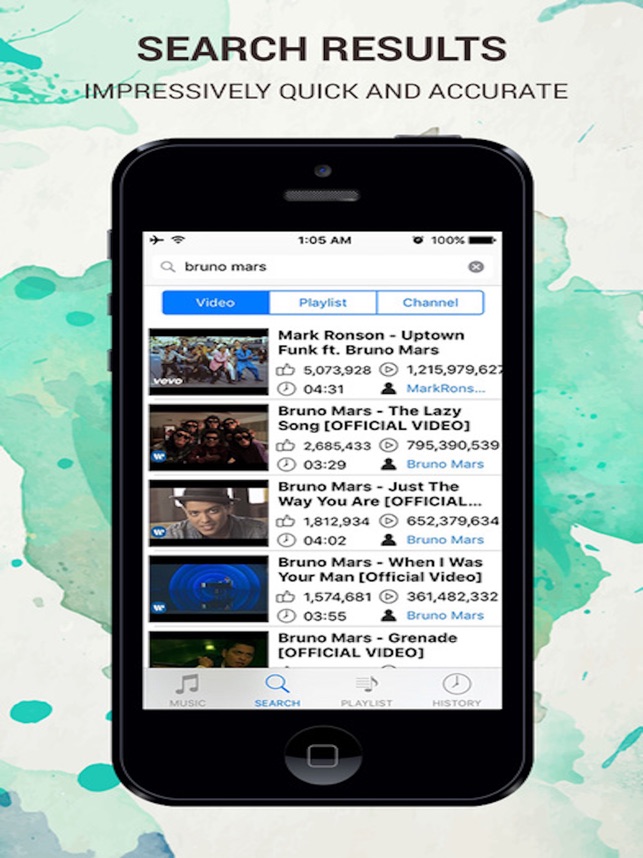 ‎Mytube Pro - Video Music Player for Youtube Screenshot