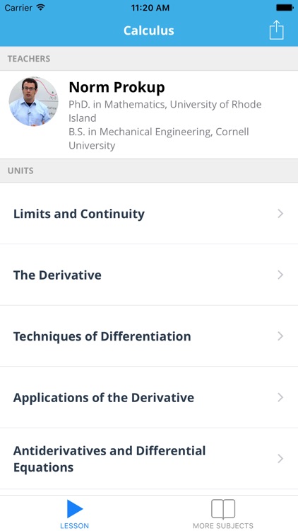 Calculus video tutorials by Studystorm: Top-rated math teachers explain all important topics.