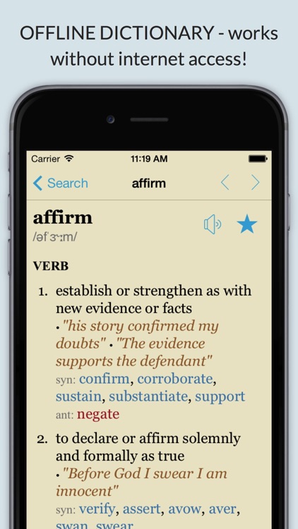 LexicEN English Offline Dictionary & Thesaurus