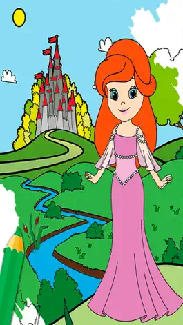 Game screenshot Paint princes in princesses coloring game apk