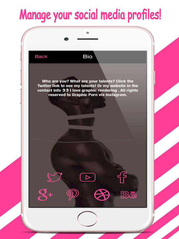 Muse for Youtube - Share Videos, Artwork, Portfolios, & Social Media All-in-One Place iPad screenshot