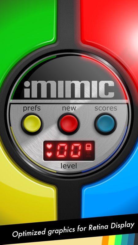 iMimic: 80's Vintage Electronic Memory Game screenshot 2