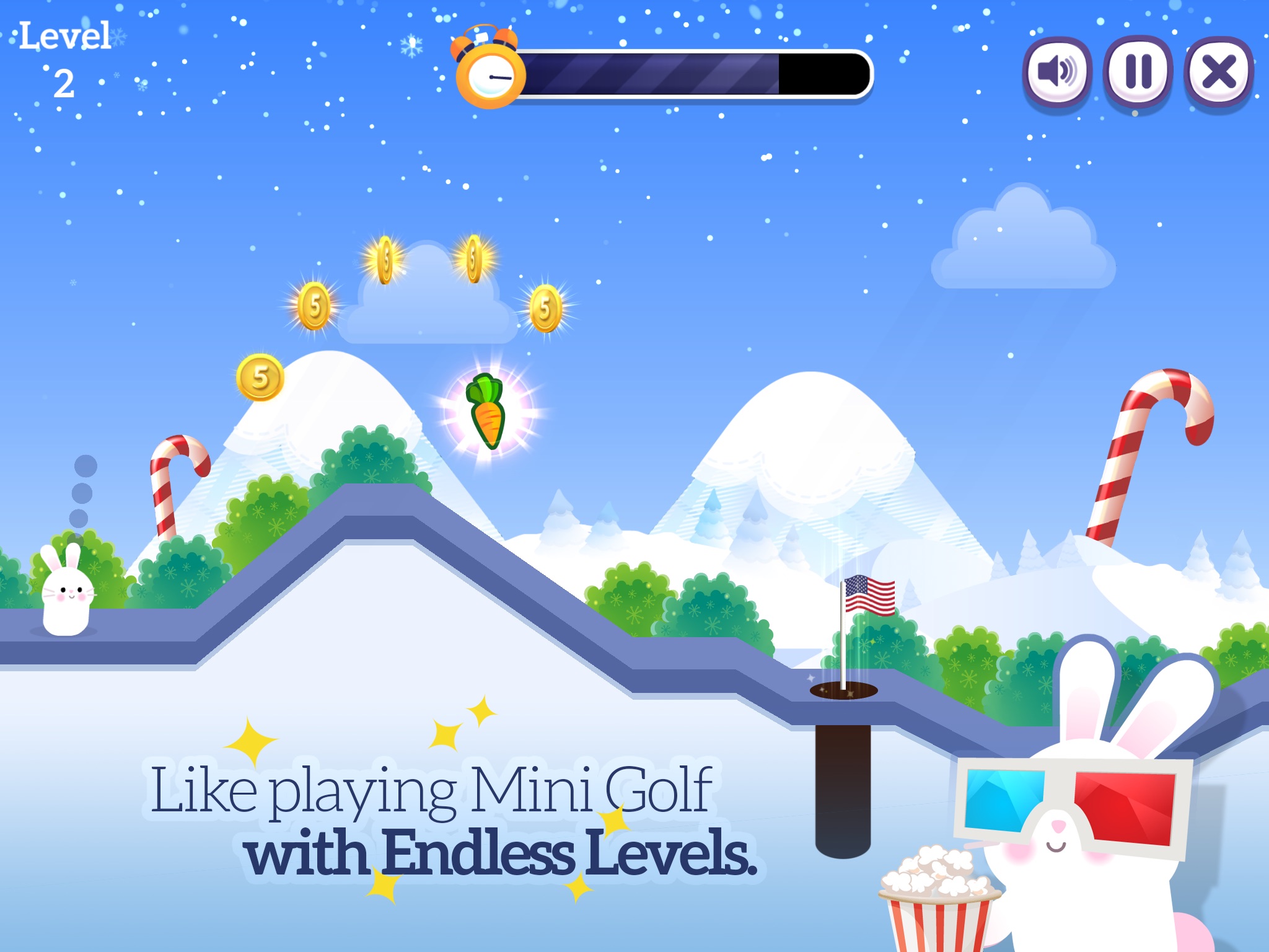 Bunny Golf Arcade screenshot 3