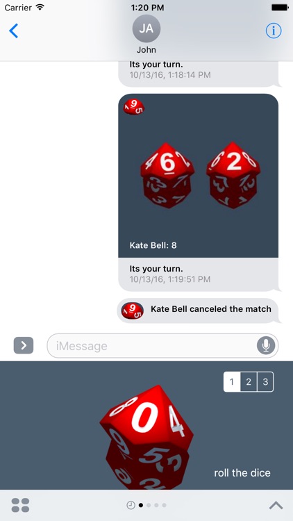 RPG D10 Role-Player Dice for iMessage