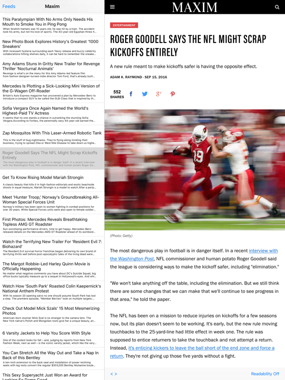 Screenshot #2 for Men - A News Reader for Men