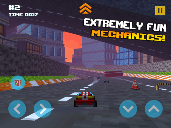 Blocky Fast Fury 2 iPad screenshot