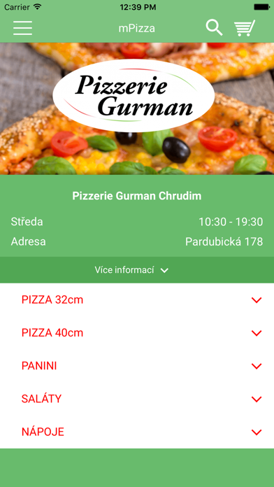 How to cancel & delete Pizzerie Gurman Chrudim from iphone & ipad 1