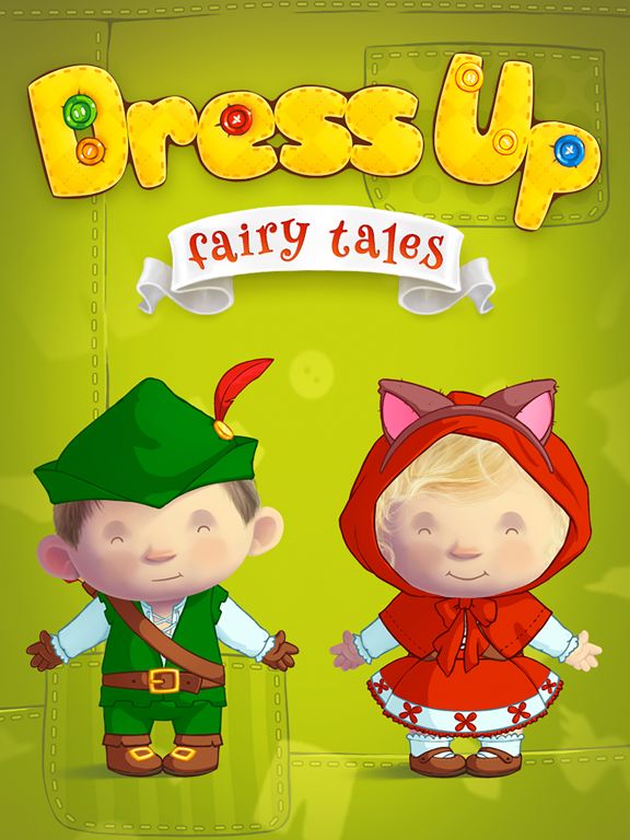Screenshot #1 for Dress Up : Fairy Tales - Dressing puzzle & Coloring activities for children by Play Toddlers